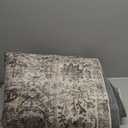 Brown Grey 6x9 Washable Rug for Living Room Large Vintage Distressed Bedroom Rug Low Pile NonSlip Soft Boho Carpets for Bedroom Dining Room Home Office Indoor Nursery Antique/Moss