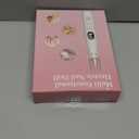 HSKAI Professional Nail Drill Kit: Electric Nail File with LCD & Lamp, Long-Lasting Thick Toenail Grinder, Rechargeable & Cordless Toe Nail Dremel Tools for Women & Men Manicure and Pedicure Gifts