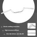AnXin Motorcycle 7/8" Handlebar Cafe Racer Ace Clubman Style Handlebars 22MM Universal For Bobber Custom Application Chrome
