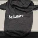 Dog Basic Hoodie Soft Dog Clothes Cold Weather Sweaters for Medium Large Dogs Cozy Fabric Warm Sweatshirt with Leash Hole (Security, XXL (Back: 30.8",Chest: 36.8")