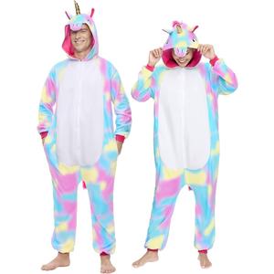 Spooktacular Creations Halloween Unicorn Costume, Unisex Adult Unicorn Jumpsuit for Halloween Cosplay Themed Parties, Size Large