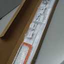 Ceiling Curtain Track, Curtain Track with Roller Hooks, 9ft - 12ft Ceiling Mounted Rail Set for Room Divider, White