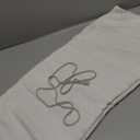 JoraLion 14x36 inch Boucle Lumbar Pillow Cover, Cream Woven Texture Neutral Long Pillow Cover Breathable Cushion Case for Couch Sofa Bed Living Room Home Decor (Cover Only)