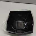 R-kay 6 Pack Square Plastic Serving Bowls - Black Plastic bowls 32 Oz - Premium Black Disposable bowls Heavy Duty For Weddings Catering And Birthday parties