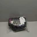 Boavan Laptop Backpack for men, 17.3 inch Laptop Bag with USB Port, Waterproof Travel Work Backpack Purse, Anti-Theft Teacher Nurse Doctor Casual Bookbags Office Business backpackBlack& Purple