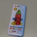 Magnetic Tiles Mini Travel Toddler Set, Magnetic Blocks Building Kids Toys & Games, Montessori Preschool Classroom Must Haves Educational Learning Sensory Toys for 3+ Year Old Boys Girls Birthday Gift (Color-5)