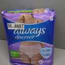 Always Discreet Adult Incontinence Underwear for Women and Postpartum Underwear, Small/Medium, Up to 100% Bladder Leak Protection, 42 Count