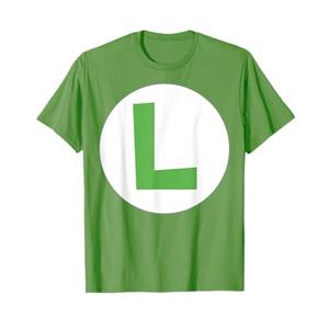 Nintendo Super Mario Luigi Icon Costume T-Shirt Male XL