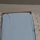Bambaw Queen Sheet Set 4pcs 100% Viscose Derived from Bamboo Sheets Queen Size Bed Set, Breathable Sheets Fits Up to 16'' Deep Pocket, Queen Cooling Sheets for Hot Sleepers (Dream Blue)