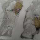 Easter-Basket Bunny-Decor-Figurines Home-Decorations - 2PC Easter Decorations Table Ornaments Resin Spring Bunny Carry Egg Basket Tabletop Decorations for Home Farmhouse 5.25H inch Newman House Studio