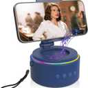 Gifts for Men Dad Him Husband Valentines Day - Blue Bluetooth Speaker with Phone Stand, Anniversary Birthday Gift for Teen Boy Boyfriend Women - Ideal for Home/Kitchens/Outdoor/Desk