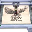 Creality Falcon 10W Laser Engraver, with Honeycomb Laser Bed 500x500mm, 10000mm/min, 72000mW High-Precision Laser Cutter for Wood, Acrylic, Pre-Installation and Out-of-The-Box