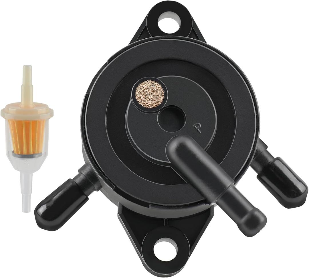 Fuel Pump for Kohler 17HP-25 HP Small Engine Lawn Mower Tractor, Gas Vacuum Fuel Pump with Fuel Filter for Honda for Yamaha for John Deere