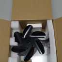 HIDALIFE Wood Stove Fan for Heater, Heat Powered Fireplace 6 Blades Fan with Bracket Compatible for Heater,Thermal Tent Heater Fan for Camping Propane Heater with Magnetic Thermometer