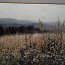 Extra Large Framed Vintage Landscape Wall Art for Living Room, 60x30 Inch