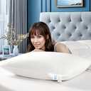 Luxury Canadian White Goose Down Pillow Standard Size(1 Pack, 20"x22")