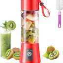Personal Blender for Shakes and Smoothies - 2025 New Upgrade Cordless Portable Blender USB-C Rechargeable, 380Ml BAP Free Juice Cup, 6 Blades Freshly Squeezed for Picnic/Sprots, 20000Rpm/Min Speed