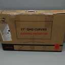 Z-Edge 27 inch Curved Gaming Monitor, QHD 1440P 165Hz 144Hz Curved 1500R Computer Monitor, MPRT 1ms Monitor Gaming, 16.7M Colors, UG27Q Frameless Bezel, 2X DP 1.4 Ports and 2X HDMI 2.0 Ports