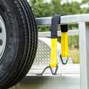 Keeper 2 x 24 Premium Axle Tie Down Strap with D Rings - 3,333 lbs. Working Load Limit and 10,000 lbs. Break Strength,One Color