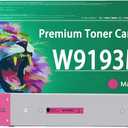 W9193MC Magenta Toner Cartridges Work for HP Color Laserjet Managed MFP E77822dn E77822z E77825dn E77825z E77830dn E77830z Printers