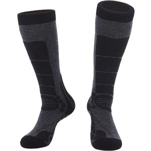 TaoTech Wool Socks, Merino Wool, Thermal, Cold Protection, Wool Blend, 99%, Anti-Slip, Skiing, Snowboarding, Embroidery, Logo Small