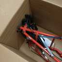 Medline Steel Rollator Walker with 8 Inch Wheels, Folding Rolling Walker, Adjustable Arms, Supports 300 lbs, Red