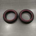 BANGTING 2PCS Upgrade 50/75-6.1 Electric Scooter Solid Tires, 8.5x2.0 Tires Tubeless for Gotrax GXL V2/XR/APEX, 8 1/2 x2 Tire Replacement for Hiboy S2, Xiaomi 3 Lite/3/Pro 2/1s/M365 (Red)