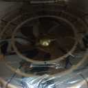 20" Caged Ceiling Fans with Lights and Remote, Boho Flush Mount Ceiling Fan with Light, Low Profile Chandelier 6 Speed Bladeless Reversible Ceiling Fan w/ 4 bulbs. for Living Room Bedroom.