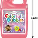 Lulu Home 2 Packs Bubble Concentrated Solution, 2 L/ 67.6 OZ Bubble Refill Solution for Kids Bubble Machine, Giant Bubble Wand, Bubble Blower, Birthday Party Favors - Up to 5 Gallons, Pink Bottle