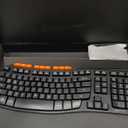 Ergonomic Wireless Keyboard and Mouse Combo, 2.4G Full Size Wave Key Board with Cushioned Palm Rest, Natural Typing, 3 DPI Adjustable Mouse, USB-A & C for Computer/Laptop/Mac/Tablet - Sablute