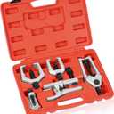 DAYUAN 5pcs Professional Front End Service Tool Kit, Pitman Arm Puller, Ball Joint Separator Tie Rod Remover Tool
