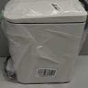 TIPGO Slim Bathroom Trash Can with Lid Soft Close, Step Pedal, 6 Liter / 1.6 Gallon Stainless Steel Trash Bin, Small Garbage Cans for Bedroom, Office, Kitchen (White)