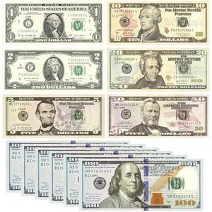 210 Pcs Fake Money Prop Money Play Money - Realistic Dollar Bills for Movie Filming, Kids Games, Party Fun, and Magic Tricks