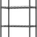 HOMEFORT 6-Tier Storage Shelves, Heavy Duty Metal Storage Rack, Wire Shelving Unit Organizer Rack for for Pantry Closet Kitchen Laundry (21”Wx11.4”Dx67”H,Black)