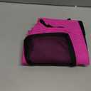 Lohol Large Mesh Drawstring Backpack with Shoe Bag, Durable Swimming String Sack with Handle for Sports Gym Yoga Beach Travel (Rose Pink)