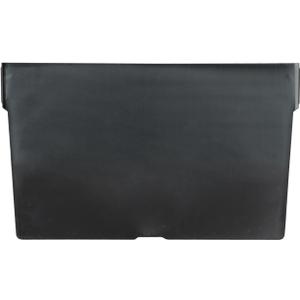 Akro-Mils 40150 Plastic Width Dividers for 4" Tall Shelf Bins Models 30150, 30158, and 30154, Custom Storage Inserts for Tools, Crafts & Supplies, 24-Pack, Black