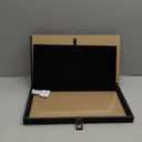 IMIKEYA Jewelry Display Box Lid Transparent Brooch and Pin Organizer for Desktop Storage of Earrings Bracelets and Badges Home Office