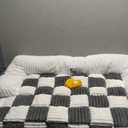 Dog Couch Bed, Thick Flannel Dog Couch Cover Protector, Washable Pet Couch Covers for Sofa, Non-Slip Couch Covers for Dogs, Pet Bed Mat for Couch (Grey, M-33.45 x 30.71 inch)