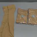 OUIVIAL 3 Pack Copper Compression Socks for Women&Men, 20-30mmHg Open Toe Knee High Support Socks for Varicose Vein,Running