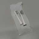 Replacement Brush Heads for Waterpik Sonic Fusion 2.0 - Flossing Toothbrush Head for Water pik with Color-Coded Rings & Hygienic Caps - 3 Pack White Soft Bristles - Compact Size