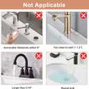 2 x 18 inch Silicone Faucet Mat for Kitchen Sink - 6 Slope & Fasten Button Design, Quick-Dry Splash Guard Water Catcher Behind Faucet, RV/Bathroom Safe (Gray) (17.7" x 5.5")