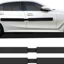 2 Pack Dent Prevent Car Door Protector 33.46 Inch Magnetic Removable Car Door Dent Protector Lengthen and Widen Prevents Scratches Dings, Black