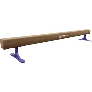 Tumbl Trak 8 Foot Addie Gymnastics Training Suede Balance Beam, High and Low Beam Gymnastics for Home, Non Slip Base, Competition Feel