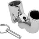 Heavy Dudy Marine Swivel Pipe Connector,Stainless Steel 316 Folding Swivel Connector Boat Rail Tube Pipe Fittings For22/25mm OD Tube/Pipe