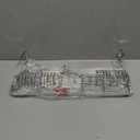 DecoBros Supreme Over The Door 11 Hook Organizer Rack, Chrome Finish