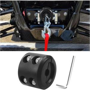XINLIYA Car Rubber Winch Stopper for ATV UTV Truck, Cable Saver Hook Stopper Line for Synthetic Rope, Bump Shock Saver Dampener with Stainless Steel Screw and Nut, Quick Installation Tool (Black) XINLIYA Car Rubber Winch Stopper for ATV UTV Truck, Cable Saver Hook Stopper Line for Synthetic Rope, Bump Shock Saver Dampener with Stainless Steel Screw and Nut, Quick Installation Tool (Black)
