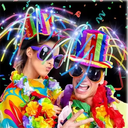 6 Piece Crazy Hour Party Supplies: Fun & Bold Decorations