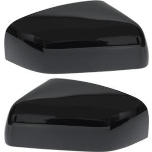 NewYall Glossy Black Left and Right Exterior Rear View Side Door Mirror Cover Cap Sport Utility 4-Door for Land Rover LR2 2008-2014, LR4 2010-2014, Range Rover 2010-2012, Range Rover Sport 2010-2013