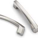 Asidrama 10 Pack 3 Inch(76mm) Brushed Satin Nickel Kitchen Cabinet Handles, Cabinet Pulls Kitchen Cabinet Hardware for Cupboard Drawer Pulls