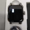 Smart Watch for Men Women Compatible with iPhone Samsung Android Phone 1.69 inch Full Touch Screen IP68 Waterproof Bluetooth Fitness Tracker Heart Rate/Sleep Monitor (Black)